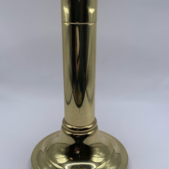 Brass candlestick. (1) Baldwin Brass  USA Candlestick Candle Holder 6.25” - Picture 6 of 6